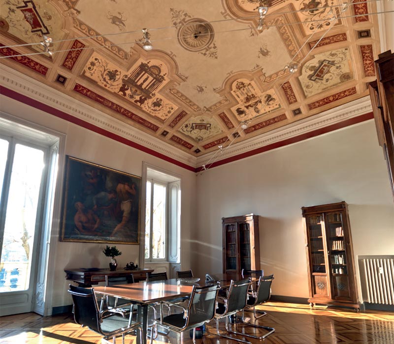 Ocra-Rossa restauro soffitto affresco