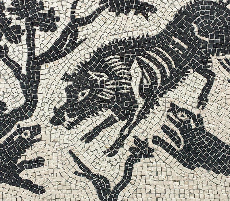 mosaico artistico pompeiano